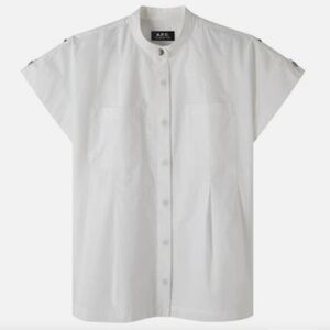 A.P.C. Dory Cotton Shirt White Size 40